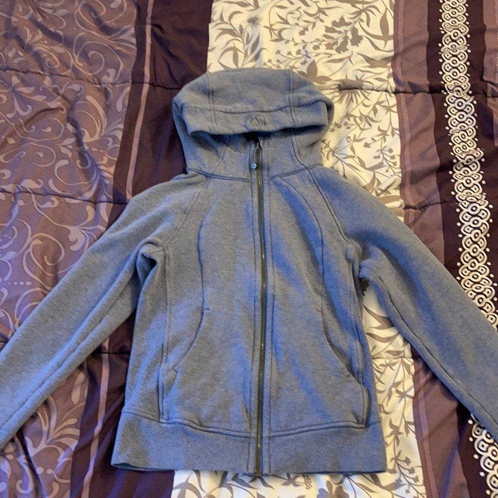 Lululemon scuba hoodie IV heathered oasis blue 4